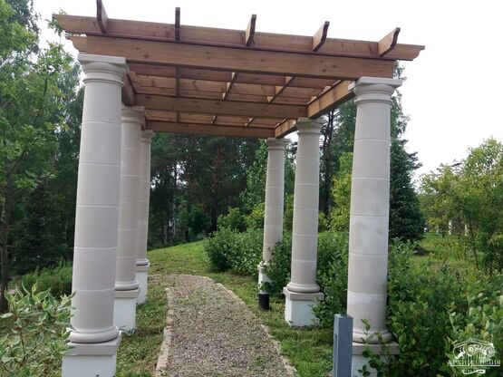 Пергола, Колонны Тосканского ордера