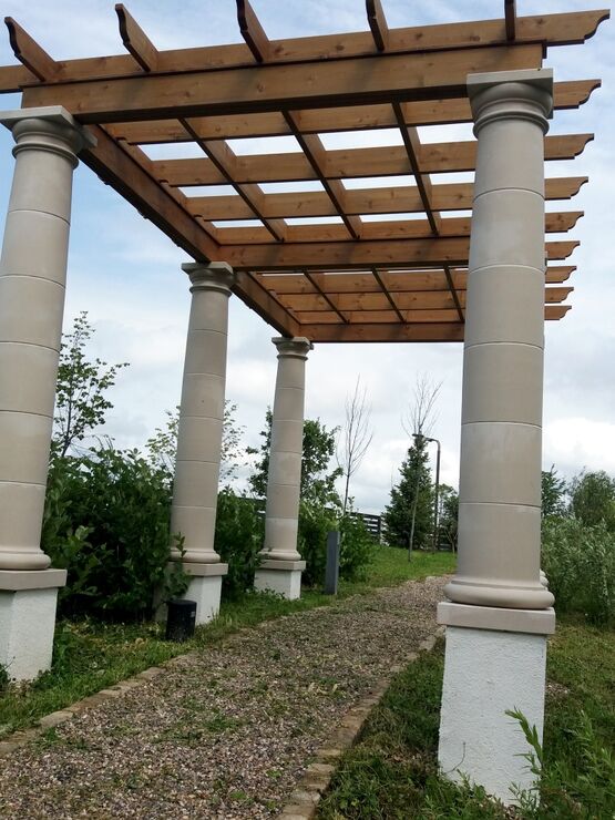 Пергола, Колонны Тосканского ордера