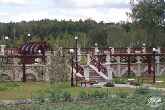 Декор подпорных стен