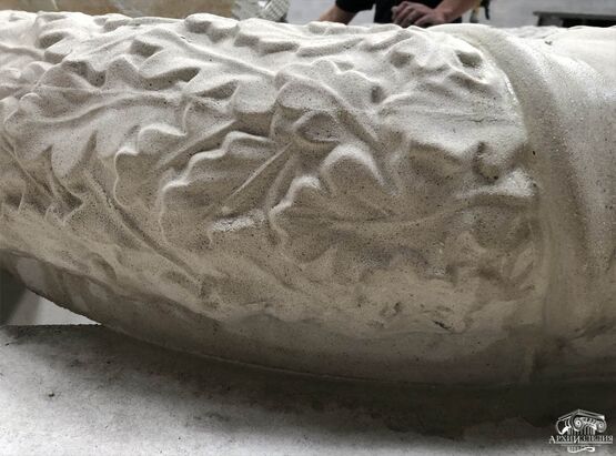 Листья, венок 300х300мм из архитектурного камня