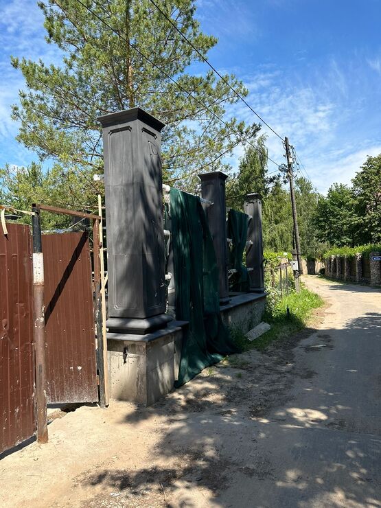 Ограждение забора. Тверская область, д.Терехово Водоотталкивающая пропитка 