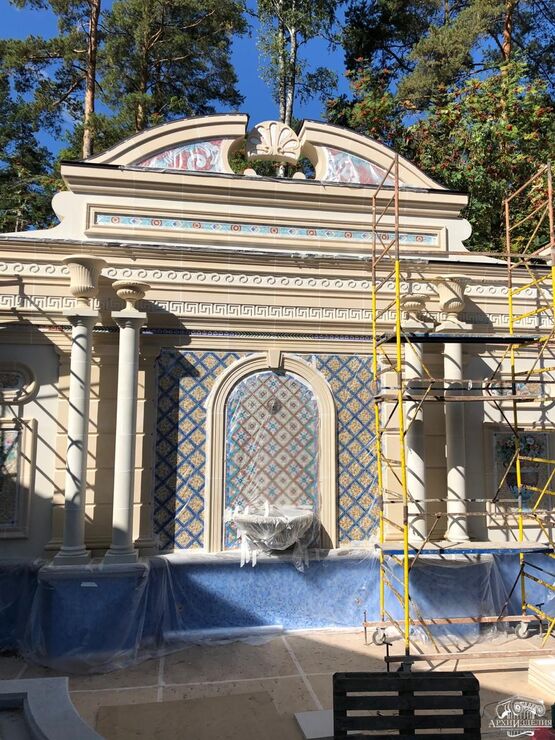 Монтаж архитектурного декора